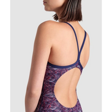 Load image into Gallery viewer, womens-arena-swimsuit-abstract-tiles-light-drop-back-navy-team-redwhiteblue-007141-417-ontario-swim-hub-6