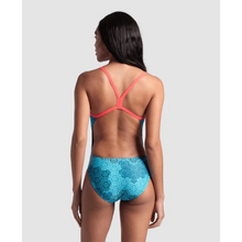 Load image into Gallery viewer, womens-arena-swimsuit-camo-kikko-challenge-back-fluo-red-water-multi-007160-480-ontario-swim-hub-6