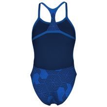 Load image into Gallery viewer, womens-arena-swimsuit-geometry-booster-back-multi-navy-royal-010178-770-ontario-swim-hub-4