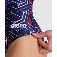 Load image into Gallery viewer, womens-arena-swimsuit-kikko-pro-navy-team-red-white-blue-005893-417-ontario-swim-hub-9