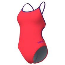 Load image into Gallery viewer, womens-arena-swimsuit-lace-back-solid-bright-coral-plum-004651-990-ontario-swim-hub-2