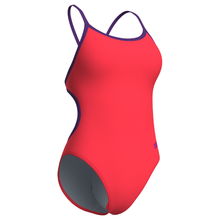 Load image into Gallery viewer, womens-arena-swimsuit-lace-back-solid-bright-coral-plum-004651-990-ontario-swim-hub-3
