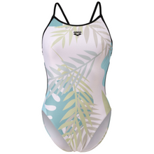 Load image into Gallery viewer, womens-arena-swimsuit-light-floral-lace-back-black-white-multi-007156-550-ontario-swim-hub-3