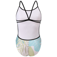 Load image into Gallery viewer, womens-arena-swimsuit-light-floral-lace-back-black-white-multi-007156-550-ontario-swim-hub-4