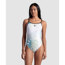 Load image into Gallery viewer, womens-arena-swimsuit-light-floral-lace-back-black-white-multi-007156-550-ontario-swim-hub-5