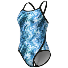 Load image into Gallery viewer, womens-arena-swimsuit-pacific-super-fly-back-black-blue-multi-007151-580-ontario-swim-hub-1