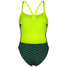 Load image into Gallery viewer, womens-swimsuit-arena-monogram-challenge-back-dark-sage-multi-artic-lime-008946-660-ontario-swim-hub-4