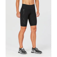Load image into Gallery viewer, WOMEN'S MCS BONDED MID-RISE COMPRESSION SHORT - OntarioSwimHub