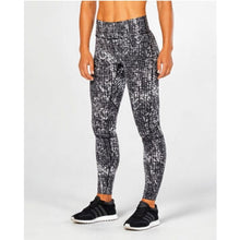 Load image into Gallery viewer, WOMEN'S PLYOMETRIC PRINTED TIGHT - BSP/BLK - OntarioSwimHub