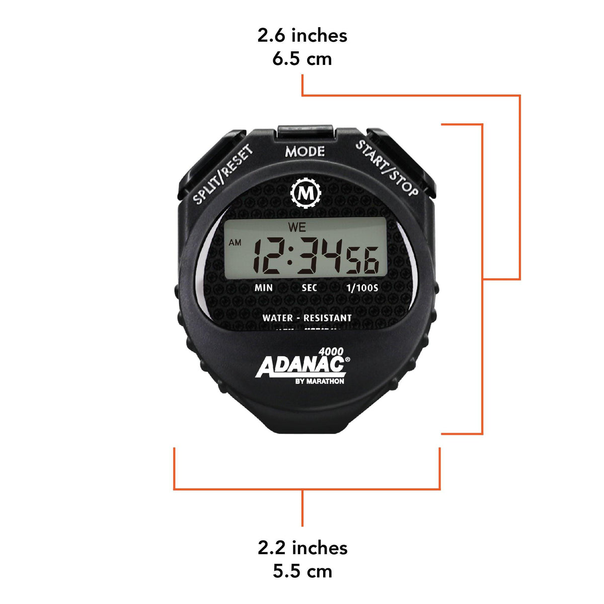 MARATHON ADANAC 4000 DIGITAL STOPWATCH TIMER WITH LARGE DISPLAY