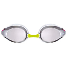 Load image into Gallery viewer, ARENA - TRACKS JR MIRROR GOGGLES - SILVER:WHITE:FUCHSIA (1E560-18) front