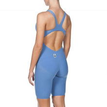 Load image into Gallery viewer, ARENA-W-POWERSKIN-R-EVO-ONE-OPEN-BACK-TECH-SUIT-BLUE-POWDER-PINK-001438-143-BACK