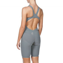 Load image into Gallery viewer, ARENA-W-POWERSKIN-R-EVO-ONE-OPEN-BACK-TECH-SUIT-GREY-BRIGHT-ORANGE-001438-141-BACK