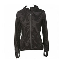 Load image into Gallery viewer, ARENA - W RUN WINDBREAKER - BLACK (001550-500) front