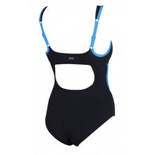 Load image into Gallery viewer, WOMEN MAKIMURAX - BLACK/TURQUOISE - OntarioSwimHub