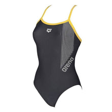 Load image into Gallery viewer, ONLY SIZE 32 - WOMEN'S SLIPSTREAM ONE-PIECE SWIMSUIT - DEEP GREY - OntarioSwimHub