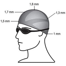 Load image into Gallery viewer, arena-3d-race-swim-cap-white-gold-91554-12u-ontario-swim-hub-2