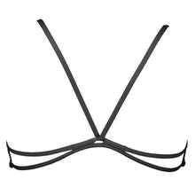 Load image into Gallery viewer, arena-bandeau-play-bikini-top-black-yellow-star-001110-503-ontario-swim-hub-4