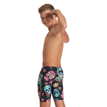 Load image into Gallery viewer, arena-boys-crazy-skulls-carnival-jammer-black-multi-004738-500-ontario-swim-hub-6