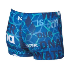 Load image into Gallery viewer, ONLY SIZE 26 - BOYS' EVOLUTION SHORTS - BLUE - OntarioSwimHub