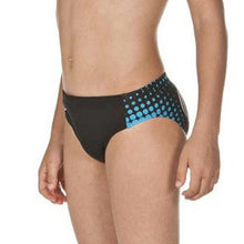 Load image into Gallery viewer, ONLY SIZE 26 - BOYS' HEY BRIEF - BLACK - OntarioSwimHub