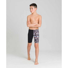 Load image into Gallery viewer,     arena-boys-neon-glitch-jammer-black-multi-003566-550-ontario-swim-hub-5