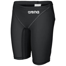 Load image into Gallery viewer, arena Race Suit for Boys in Black - Boys' Powerskin ST 2.0 Jammer front left