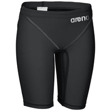 Load image into Gallery viewer, arena Race Suit for Boys in Black - Boys' Powerskin ST 2.0 Jammer front right