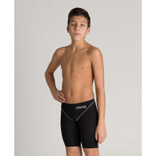 Load image into Gallery viewer, arena Race Suit for Boys in Black - Boys' Powerskin ST 2.0 Jammer model front