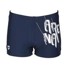 Load image into Gallery viewer, ONLY SIZE 26 - BOYS' RAZZLE DAZZLE SHORTS - NAVY - OntarioSwimHub