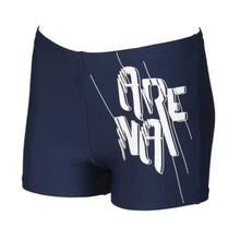 Load image into Gallery viewer, ONLY SIZE 26 - BOYS' RAZZLE DAZZLE SHORTS - NAVY - OntarioSwimHub