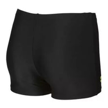 Load image into Gallery viewer, ONLY SIZE 26 - BOYS' SCRATCHY SHORTS - BLACK/GREEN - OntarioSwimHub