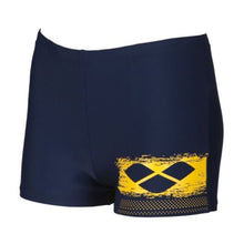 Load image into Gallery viewer, ONLY SIZE 26 - BOYS' SCRATCHY SHORTS - NAVY - OntarioSwimHub