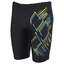 Load image into Gallery viewer,     arena-boys-shimmery-jammer-black-turquoise-003521-580-ontario-swim-hub-1