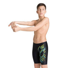 Load image into Gallery viewer, arena-boys-shimmery-jammer-black-turquoise-003521-580-ontario-swim-hub-5