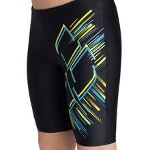 Load image into Gallery viewer,     arena-boys-shimmery-jammer-black-turquoise-003521-580-ontario-swim-hub-8