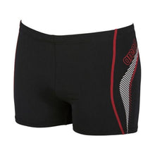 Load image into Gallery viewer, ONLY SIZE 26 - BOYS' SIMMETRY SHORTS - BLACK - OntarioSwimHub