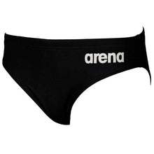 Load image into Gallery viewer, BOYS' SOLID BRIEF - BLACK - OntarioSwimHub
