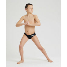 Load image into Gallery viewer, BOYS' SOLID BRIEF - BLACK - OntarioSwimHub