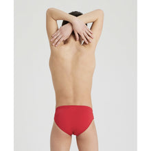 Load image into Gallery viewer,     arena-boys-solid-brief-red-white-2a258-45-ontario-swim-hub-4
