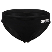 Load image into Gallery viewer, arena-boys-team-swim-brief-solid-black-white-004774-550-ontario-swim-hub-2