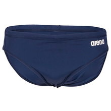 Load image into Gallery viewer,     arena-boys-team-swim-brief-solid-navy-white-004774-750-ontario-swim-hub-2