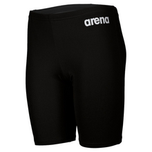 Load image into Gallery viewer, arena-boys-team-swim-jammer-solid-black-white-004772-550-ontario-swim-hub-1