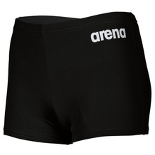 Load image into Gallery viewer, arena-boys-team-swim-short-solid-black-white-004777-550-ontario-swim-hub-1