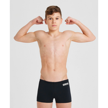 Load image into Gallery viewer, arena-boys-team-swim-short-solid-black-white-004777-550-ontario-swim-hub-4