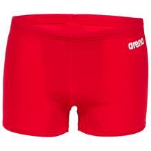 Load image into Gallery viewer,     arena-boys-team-swim-short-solid-red-white-004777-450-ontario-swim-hub-2