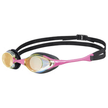 Load image into Gallery viewer,     arena-cobra-swipe-mirror-goggles-yellow-copper-pink-004196-390-ontario-swim-hub-1