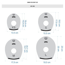 Load image into Gallery viewer, arena-elite-hand-paddle-2-size-chart-004409-ontario-swim-hub-1