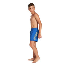 Load image into Gallery viewer, JUNIOR FUNDAMENTALS LOGO BOXER SWIM SHORTS - OntarioSwimHub