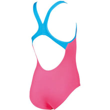 Load image into Gallery viewer, ONLY SIZE 26 - GIRLS' BIG LOGO ONE-PIECE SWIMSUIT - APHRODITE - OntarioSwimHub